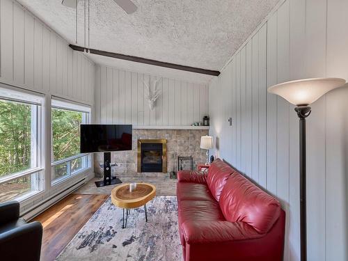 Salon - 468 Ch. Du Lac-Sylvère, Saint-Donat, QC - Indoor Photo Showing Living Room With Fireplace