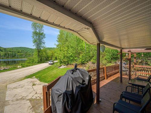 FaÃ§ade - 1531 Ch. J.-Robin, Saint-Adolphe-D'Howard, QC - Outdoor With Deck Patio Veranda With Exterior