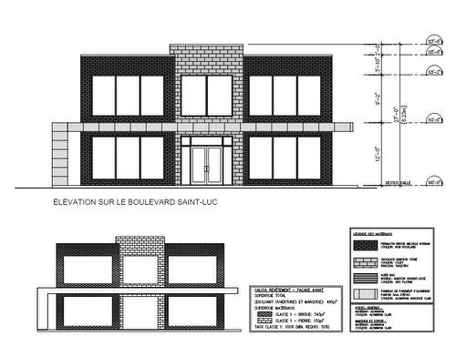 Drawing (sketch) - 409 Boul. St-Luc, Saint-Jean-Sur-Richelieu, QC - Other