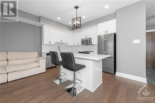 615 Longfields Drive Unit#203, Ottawa, ON - Indoor Photo Showing Kitchen With Stainless Steel Kitchen