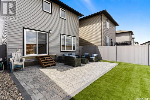 7924 Barley Crescent, Regina, SK - Outdoor With Deck Patio Veranda With Exterior