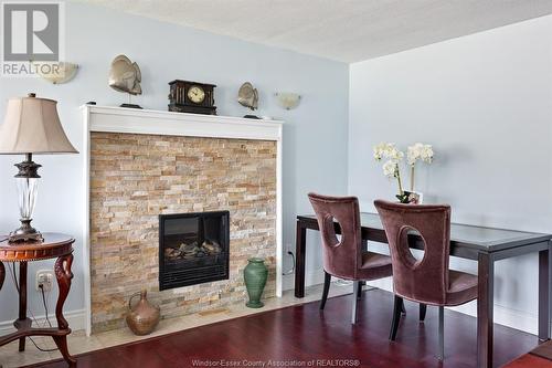 7045 Riverside Drive East, Windsor, ON - Indoor With Fireplace