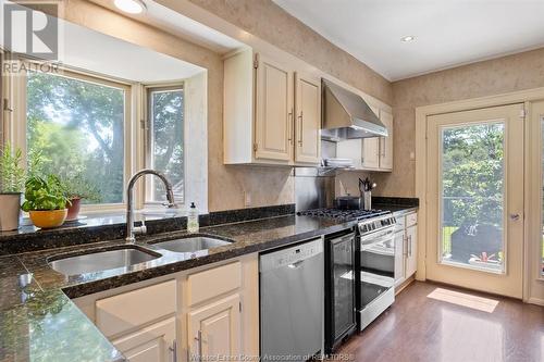 7505 Riverside Drive East, Windsor, ON - Indoor Photo Showing Kitchen With Upgraded Kitchen