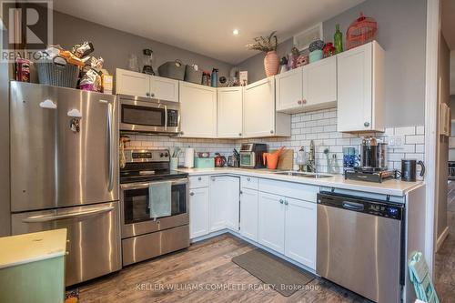 165 Emerald Street N, Hamilton, ON - Indoor Photo Showing Kitchen With Stainless Steel Kitchen With Double Sink