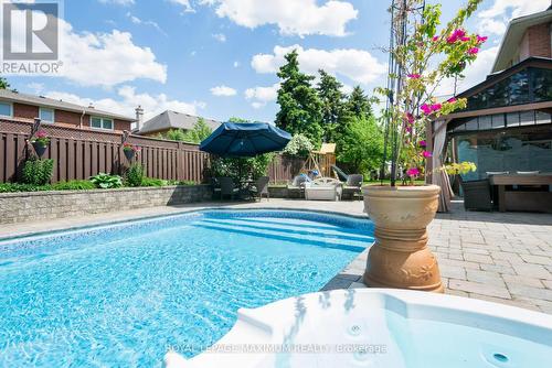 35 Lorengate Place, Vaughan (Islington Woods), ON - Outdoor With In Ground Pool With Backyard