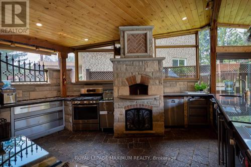 35 Lorengate Place, Vaughan (Islington Woods), ON - Indoor With Fireplace