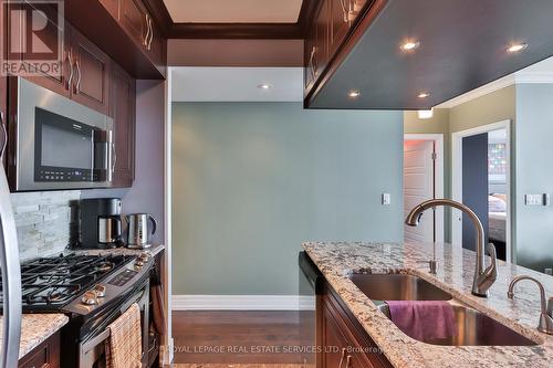 3910 - 35 Mariner Terrace, Toronto, ON - Indoor Photo Showing Kitchen With Double Sink With Upgraded Kitchen