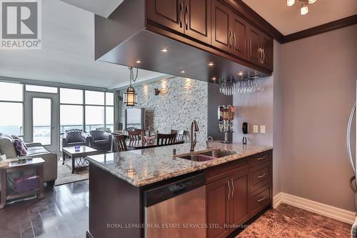 3910 - 35 Mariner Terrace, Toronto, ON - Indoor Photo Showing Kitchen With Double Sink