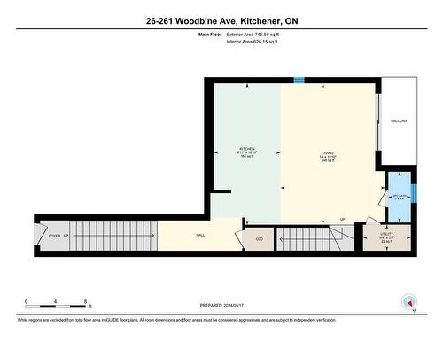 Floor Plan - 261 Woodbine Avenue|Unit #26, Kitchener, ON - Other