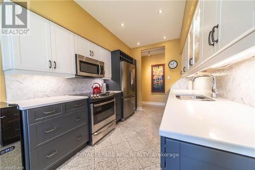 107 - 8111 Forest Glen Drive, Niagara Falls, ON - Indoor Photo Showing Kitchen With Double Sink