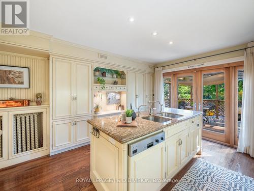 Upper - 79 Farnham Avenue, Toronto, ON - Indoor Photo Showing Kitchen With Double Sink