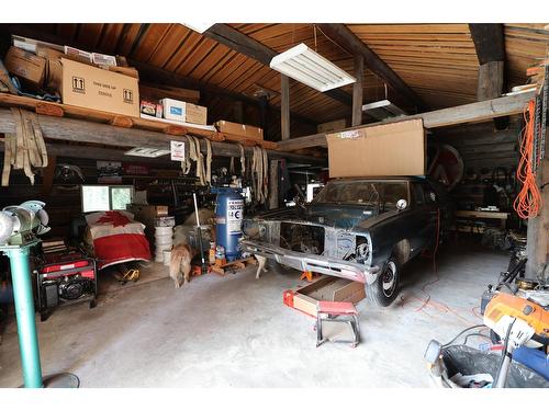 9250 Pretty Road, Cranbrook, BC - Indoor Photo Showing Garage