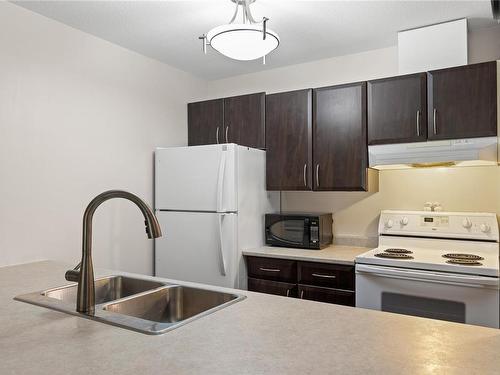 208-4971 Songbird Pl, Nanaimo, BC - Indoor Photo Showing Kitchen With Double Sink