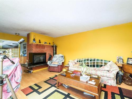 240 Kelsey Way, Sayward, BC - Indoor Photo Showing Other Room With Fireplace