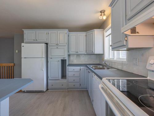 Cuisine - 250 Rue Léger, Saint-Michel-Des-Saints, QC - Indoor Photo Showing Kitchen With Double Sink