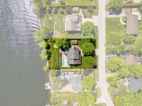 Aerial photo - 240 Rue Joseph-Pariseau, Sherbrooke (Brompton/Rock Forest/Saint-Élie/Deauville), QC - Outdoor With Body Of Water With View