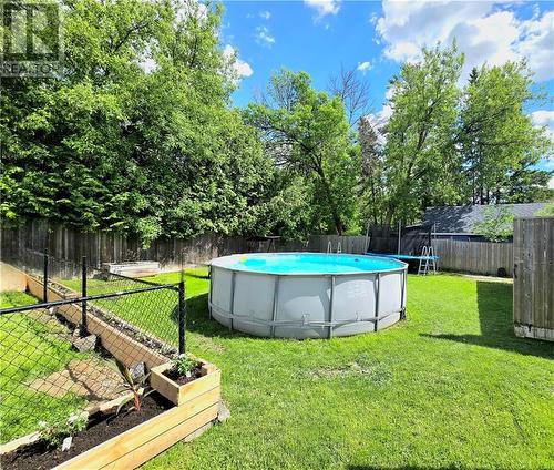 567 Giroux Street, Pembroke, ON - Outdoor With Above Ground Pool With Backyard