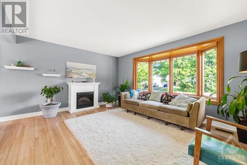 946 Weston Drive, Ottawa, ON - Indoor Photo Showing Living Room With Fireplace