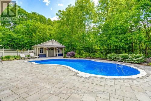 168 Diiorio Circle, Hamilton, ON - Outdoor With In Ground Pool With Deck Patio Veranda With Backyard