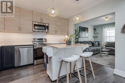 45 Tragina Avenue N, Hamilton, ON - Indoor Photo Showing Kitchen With Stainless Steel Kitchen With Upgraded Kitchen