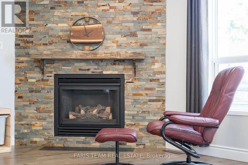 97 Churchland Drive, Barrie, ON - Indoor Photo Showing Living Room With Fireplace