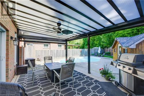 528 Applerock Court, Kitchener, ON - Outdoor With In Ground Pool With Deck Patio Veranda With Exterior
