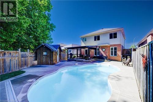 528 Applerock Court, Kitchener, ON - Outdoor With In Ground Pool With Exterior