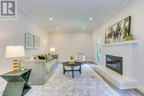 341 Acacia Court, Oakville, ON - Indoor Photo Showing Living Room With Fireplace