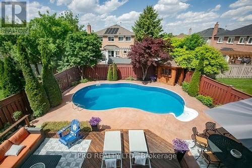 6373 Donway Drive, Mississauga, ON - Outdoor With In Ground Pool With Deck Patio Veranda