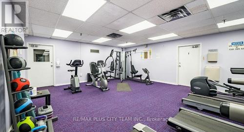 501 - 44 Falby Court, Ajax, ON - Indoor Photo Showing Gym Room