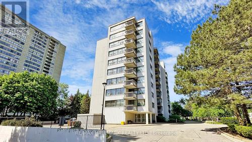 608 - 2500 Bridletowne Circle, Toronto, ON - Outdoor With Balcony With Facade