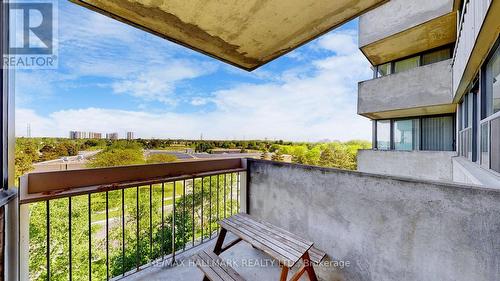 608 - 2500 Bridletowne Circle, Toronto, ON - Outdoor With Balcony With Exterior