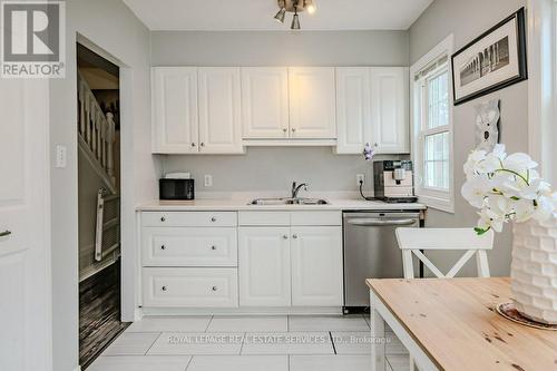 122 Stewart Street, Oakville, ON - Indoor Photo Showing Kitchen With Double Sink