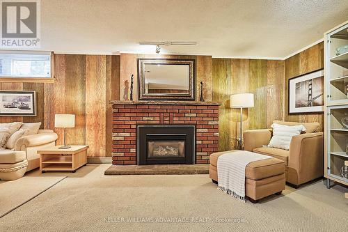 39 Heathfield Drive, Toronto, ON - Indoor Photo Showing Living Room With Fireplace