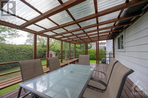 Screened Porch - 19 Wedgewood Crescent, Ottawa, ON - Outdoor With Deck Patio Veranda With Exterior