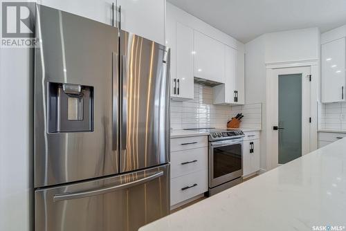 12 Plains Road, Pilot Butte, SK - Indoor Photo Showing Kitchen With Stainless Steel Kitchen With Upgraded Kitchen