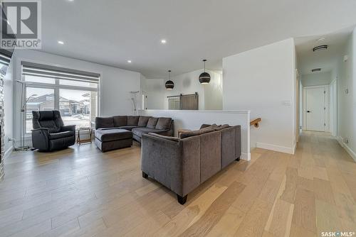 12 Plains Road, Pilot Butte, SK - Indoor Photo Showing Living Room