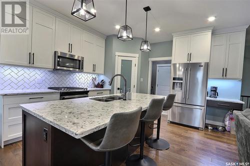 2580 Woodbridge Drive, Prince Albert, SK - Indoor Photo Showing Dining Room