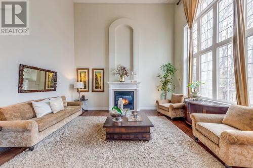 372 Creek Path Avenue, Oakville, ON - Indoor Photo Showing Living Room With Fireplace