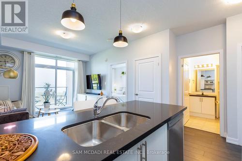207 - 101 Shoreview Place, Hamilton, ON - Indoor Photo Showing Kitchen With Double Sink