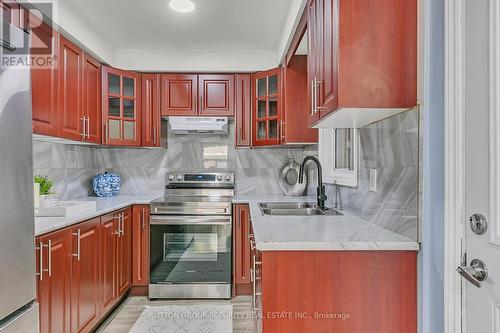 102 Paradelle Crescent, Toronto, ON - Indoor Photo Showing Kitchen With Double Sink