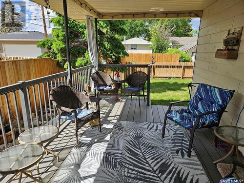 1020 Caribou Street W, Moose Jaw, SK - Outdoor With Deck Patio Veranda With Exterior
