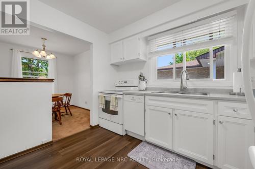 8252 Paddock Trail Drive, Niagara Falls, ON - Indoor Photo Showing Kitchen With Double Sink