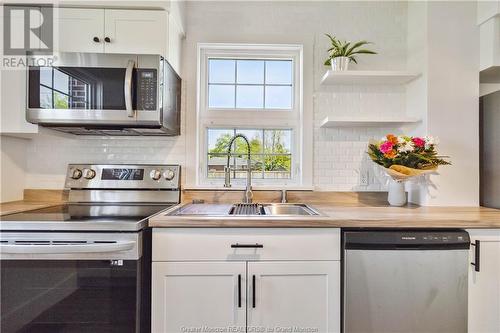 21 Beaton Ave, Moncton, NB - Indoor Photo Showing Kitchen With Double Sink