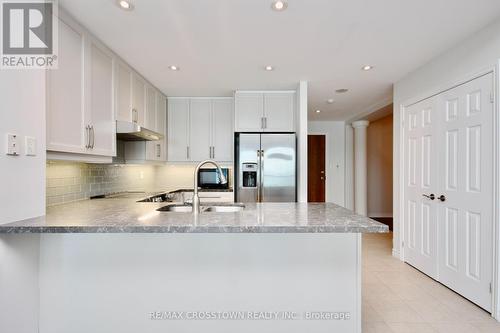 1304 - 37 Ellen Street W, Barrie, ON - Indoor Photo Showing Kitchen With Double Sink With Upgraded Kitchen