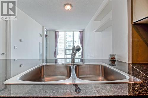 2404 - 16 Yonge Street, Toronto, ON - Indoor Photo Showing Kitchen With Double Sink