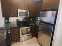 1105-50 Absolute Ave, Mississauga, ON  - Indoor Photo Showing Kitchen With Stainless Steel Kitchen 