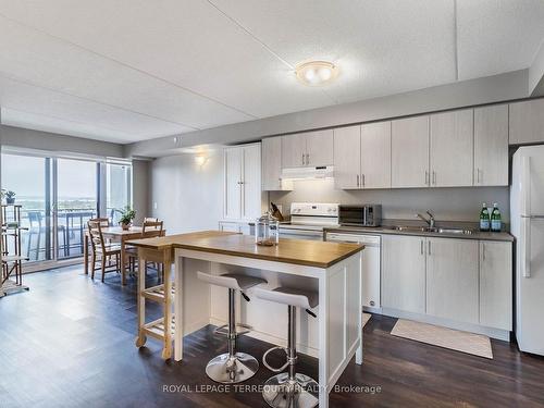 1008-716 Main St E, Milton, ON - Indoor Photo Showing Kitchen With Double Sink