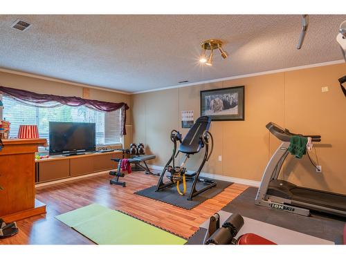 125 Mill Road, Fruitvale, BC - Indoor Photo Showing Gym Room