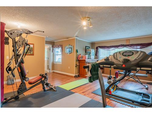 125 Mill Road, Fruitvale, BC - Indoor Photo Showing Gym Room